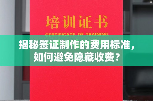 长海揭秘签证制作的费用标准，如何避免隐藏收费？